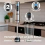 Grunkel Batidora de Mano BM-2000SET 2000W 0.8L con Vaso, Picadora, Varilla y Soporte